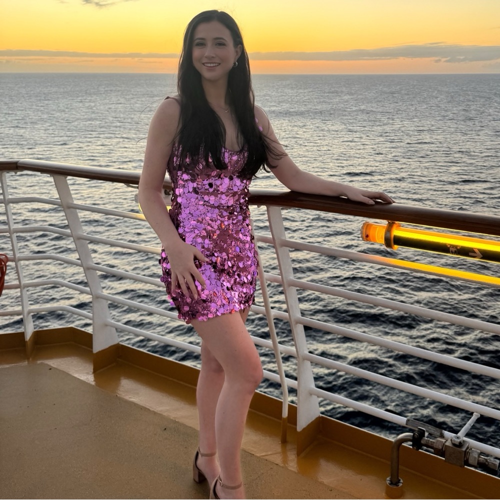 Sequined Going Out Mini Dress